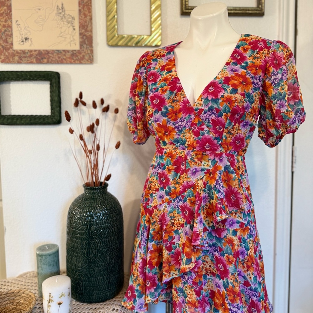 Forever 21 Multicolor Floral Mini Dress